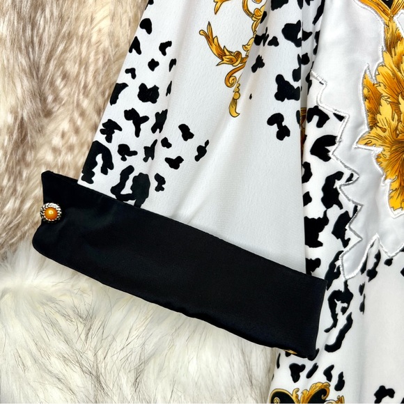 Vintage Davinchy Pleated Dress - Picture 5 of 6